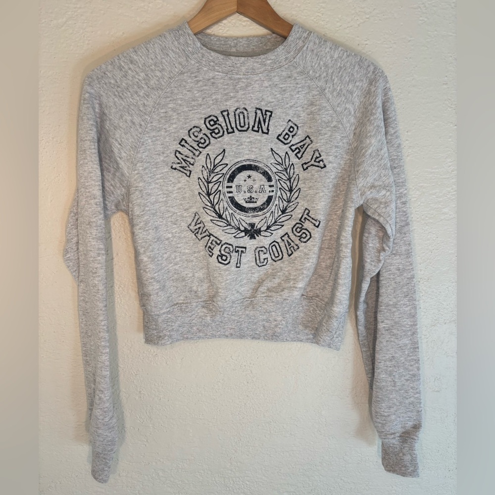 BDG Gray Mission Bay West Coast Sweatshirt